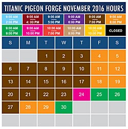 Titanic Pigeon Forge Thanksgiving Fireworks